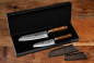 Preview: Wolfblood Zeuß Santoku Damastmesser Küchenmesser LH Lifestyle Kochmesser